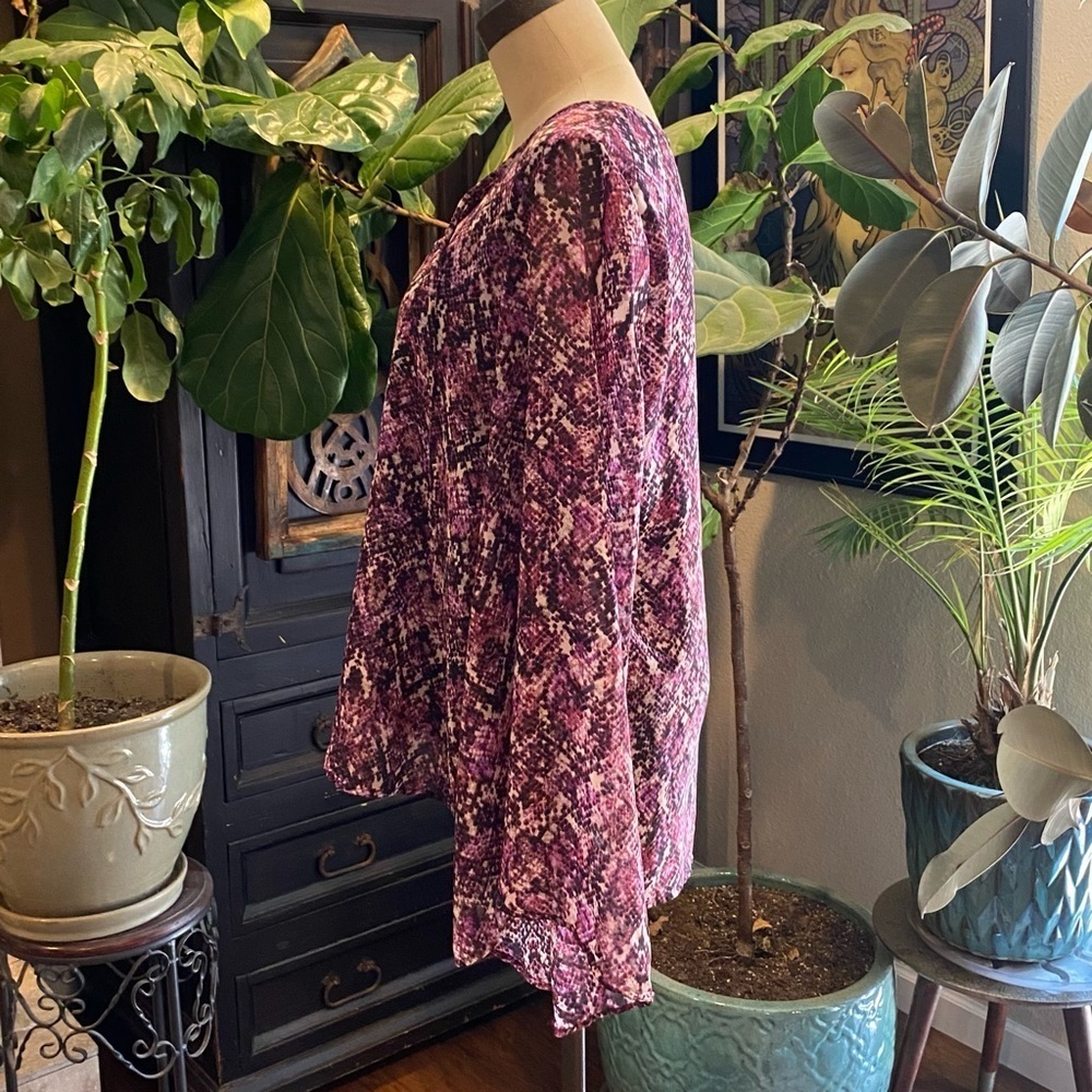 Show Me Your MuMu Purple Python Tunic - Picture 8 of 14